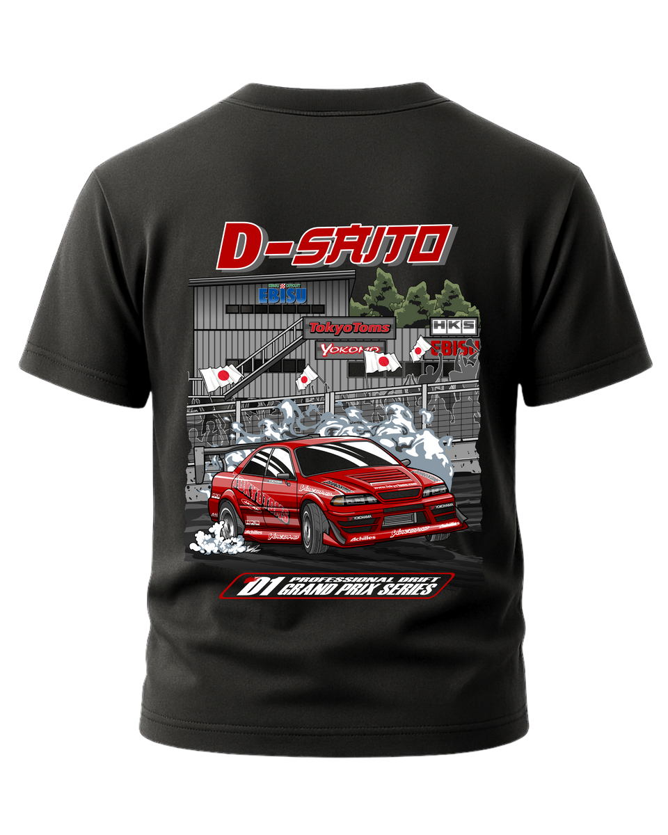 D-Saito Drift D1 Grand Prix Series Chaser T-Shirt