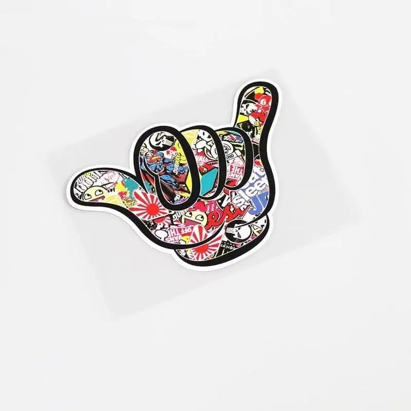 Autocollant Shocker Hand Car Tuning - Sticker Bombing Fun Fabriqué Au Japon