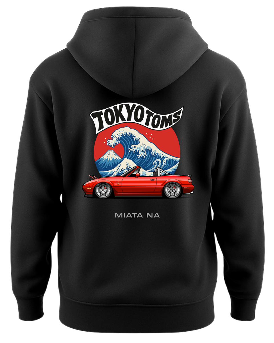 ウェア hittomimi Tokyo Toms Mazda Miata NA Wave Hoodie