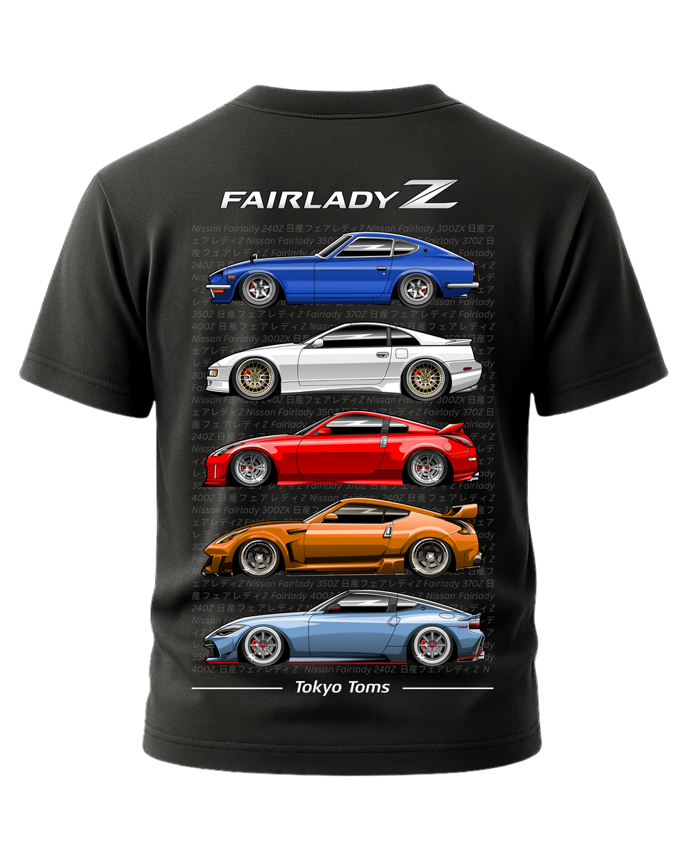  NISSAN ユニホーム Nissan Fairlady Z Generations T-Shirt