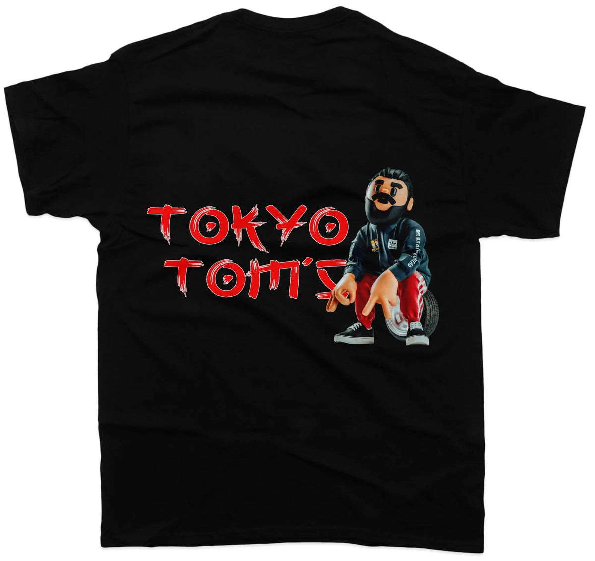 Tokyo Tom's Mascot - Unisex T-Shirt - Car Enthusiast - Drifting Drag
