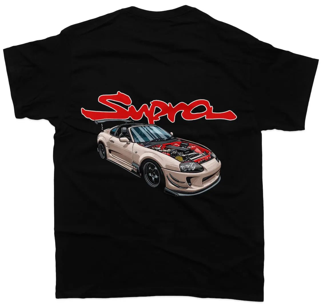 Toyota Supra Gold Convertible - Unisex T-Shirt - Car Enthusiast -