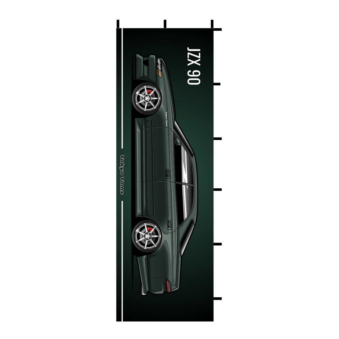 【ノラ】 Nobori Toyota JZX90 Flag - Tokyo Tom's