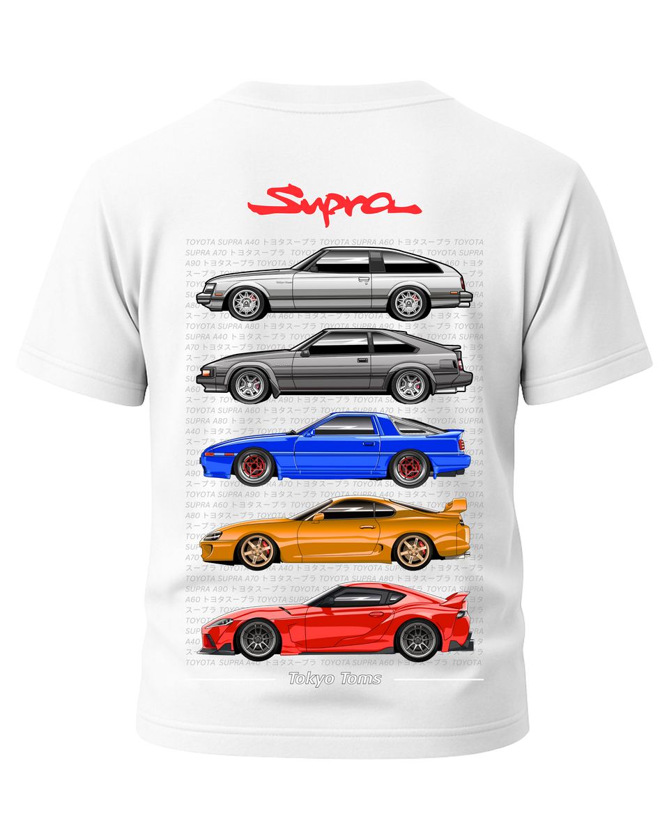 Toyota Supra Generations T-Shirt
