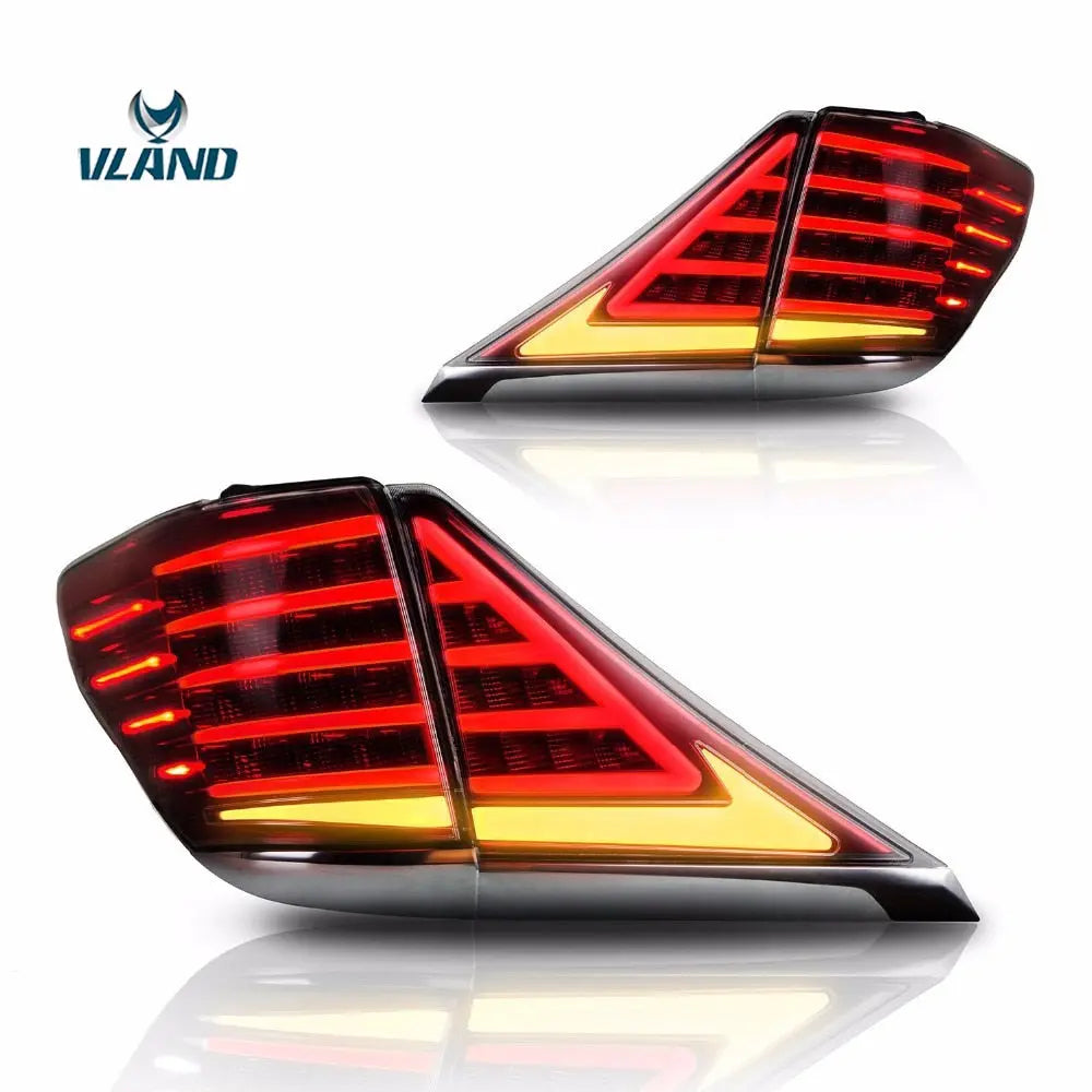 Vland LED Tail Lights For Toyota Alphard 2008-2014 Red Lens Rear Lamp