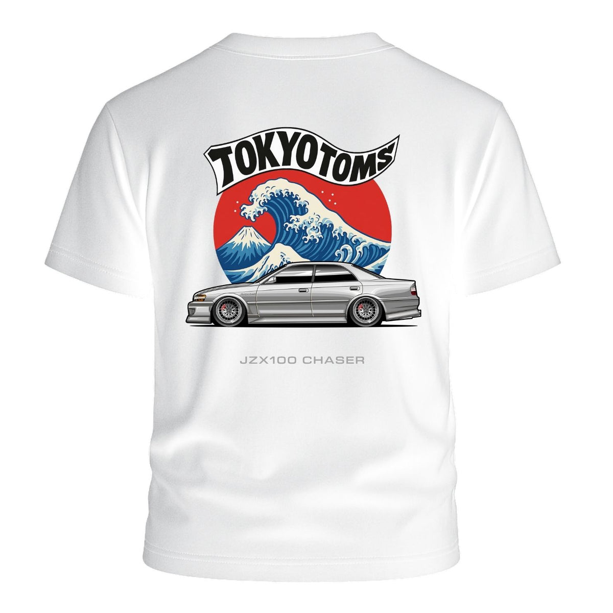 ウェア tomo Tokyo Toms Toyota JZX100 Chaser Wave T-Shirt
