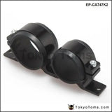 044 Fuel Pump & Filter Dual Mounting Bracket Anodized Aluminum