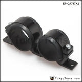 044 Fuel Pump & Filter Dual Mounting Bracket Anodized Aluminum
