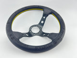 13" (320mm) VX "King" Style Black Steering Wheel