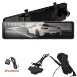 12 inch Camera GPS full screen touch dual HD1080P Mirror car DVR