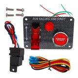 12V Racing Car Ignition Switch Panel with LED Toggle