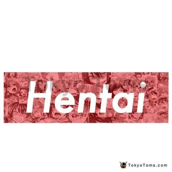 13cm x4cm Hentai Sexy Anime Waifu Stickers