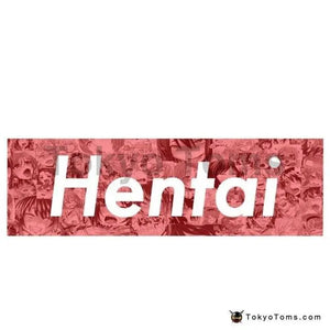 13cm x4cm Hentai Sexy Anime Waifu Stickers