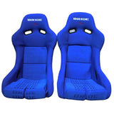 1x Bride VIOS III Reps Low Max Fixed Back Bucket Racing Seat Blue