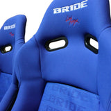 1x Bride VIOS III Reps Low Max Fixed Back Bucket Racing Seat Blue