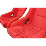 1x Bride VIOS III Reps Low Max Fixed Back Bucket Racing Seat RED