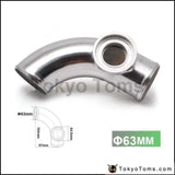 2.48" 63mm 90 degree Flange Pipe Fit For Type-2 II 2 Adjustable SQV BOV Blow Off Valve TK-BOV01FP63-90R - Tokyo Tom's