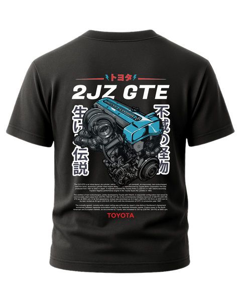 2JZ GTE VVTi T-Shirt - Blue