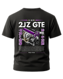 2JZ-GTE Non-VVTI Engine T-Shirt - Purple
