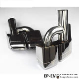 304 Stainless Steel Exhaust Tips Muffler For Mercedes Benz W212 Amg Bumper 08-13 - Tokyo Tom's