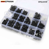 415PCS Plastic Rivets Fasteners Push Pin Clips