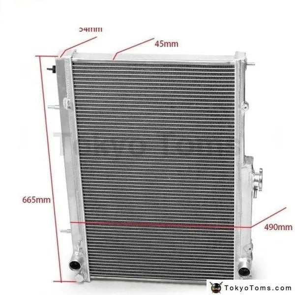 42mm 2 Row Aluminum Radiator For Nissan Skyline R33 R34 Gtr Gtst