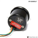 52mm Smoked Digital Color Analog Oil Temperature Meter - Tokyo Tom's
