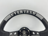 13" (330mm) VX Checkered Style Steering Wheel