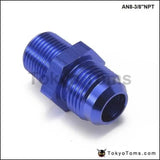 10PCS/LOT  Straight Male Oil Cooler  Fuel Oil Hose Fitting Adapter AN8-3/8''NPT