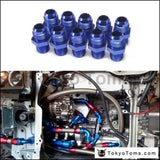 10PCS/LOT  Straight Male Oil Cooler  Fuel Oil Hose Fitting Adapter AN8-3/8''NPT