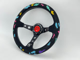 13" (330mm) Rainbow Leopard VX Steering Wheel
