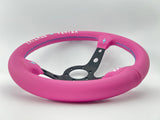 13" (330mm) Pink FATLACE "Style" Steering Wheel