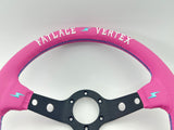 13" (330mm) Pink FATLACE "Style" Steering Wheel