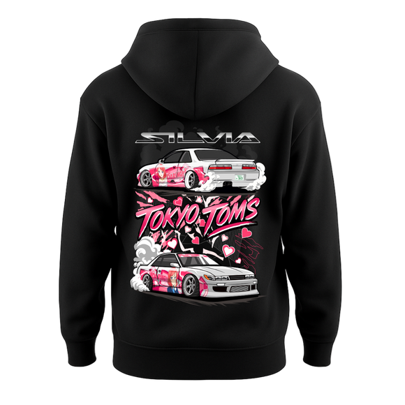 Silvia S13 â Pink Stormâ  Hoodie