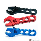 Adjustable AN Wrench Hose Fitting Tool Aluminum Anodized Spanner AN3-AN16 TK-AW002XL - Tokyo Tom's