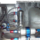 Anodised Dual Double &Twin Fuel Pump Brackets Fit Aeroflowpumps Default Color: Blue For BMW E34 - Tokyo Tom's