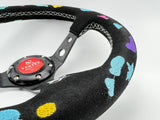 13" (330mm) Rainbow Leopard VX Steering Wheel