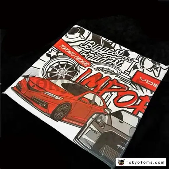 BIGGEST AND BADDEST IMPORTS JDM CAR TOWEL 35CM X 35CM
