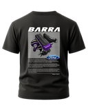 Barra Ford Engine V1. T-Shirt - Purple