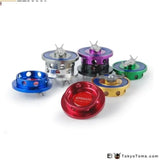 Billet Silver Engine Oil Filter Cap Fuel Tank Cover For Mitsubishi JDM - Tokyo Tom's
