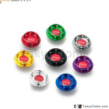 Billet Silver Engine Oil Filter Cap Fuel Tank Cover For Mitsubishi JDM - Tokyo Tom's