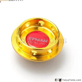 Billet Silver Engine Oil Filter Cap Fuel Tank Cover For Mitsubishi JDM - Tokyo Tom's