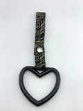 Black Heart Tsurikawa Japanese Cloud Strap
