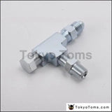 1/8Npt To 4An Turbo Adapter Tee Fitting W/ Block Oil Feed Pressure Sensor