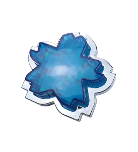 Blue Cherry Blossom Shape Side Marker Indicators (Pair)