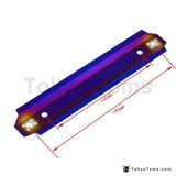 Burnt Blue NOS Adjustable Billet Battery Tie Down Bar