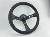13" (320mm) VX "King" Style Black Steering Wheel