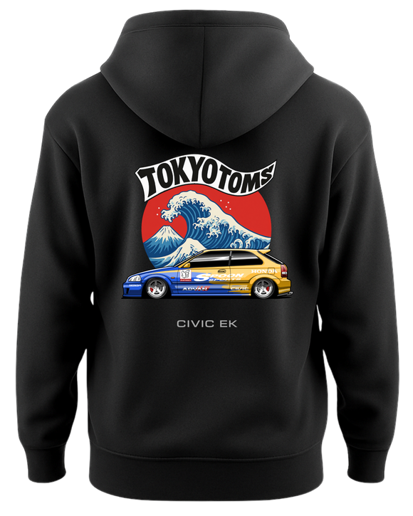 Tokyo Toms Honda Civic EK Wave Hoodie