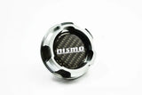 Carbon fiber NIS Silver Aluminum ENGINE Oil Cap