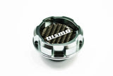 Carbon fiber NIS Silver Aluminum ENGINE Oil Cap